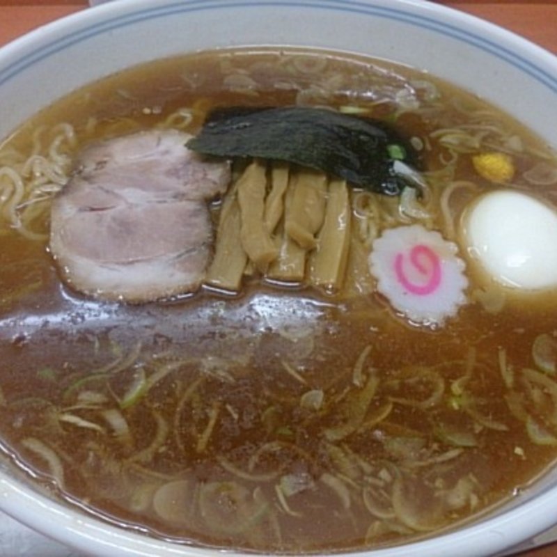 ゆで玉子入り中華(河辺大勝軒 )