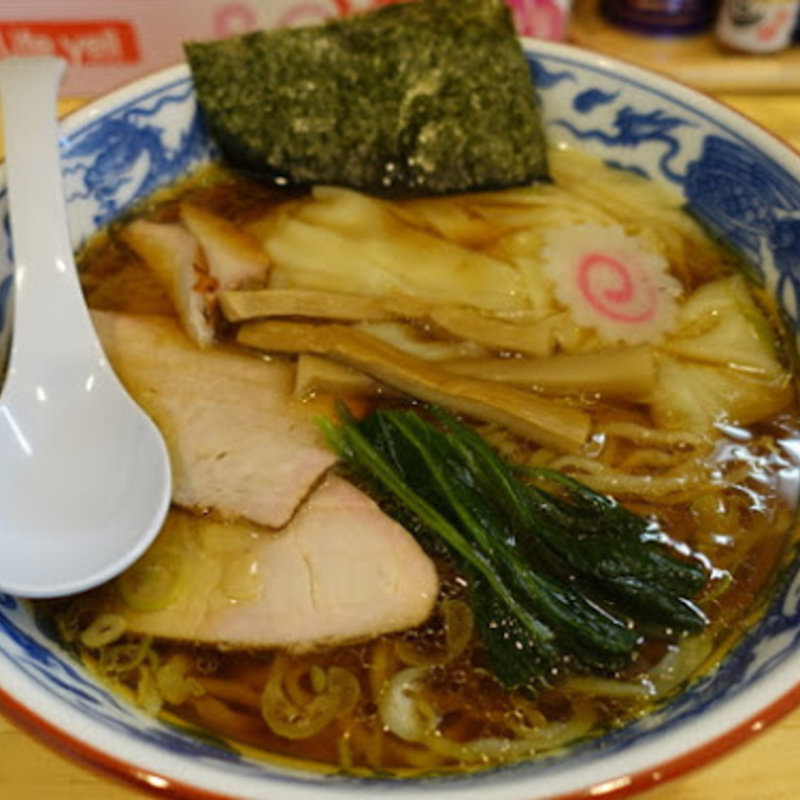 ワンタン麺(白河手打中華そば 法隆（ほうりゅう）)