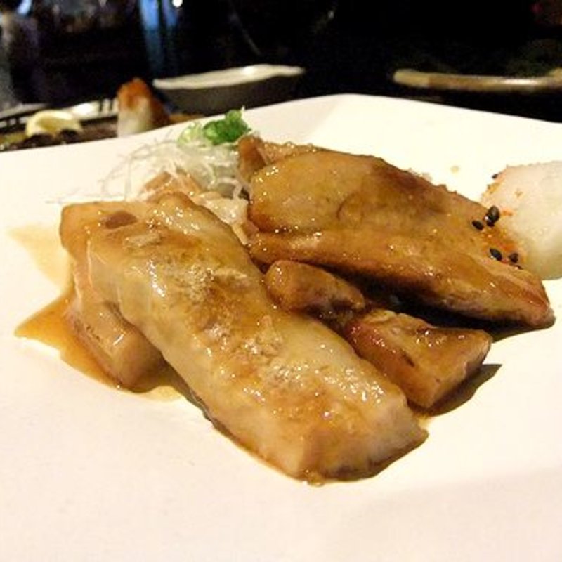 ラフチー肉のにんにく醤油焼き(郷家 （ごーや）)