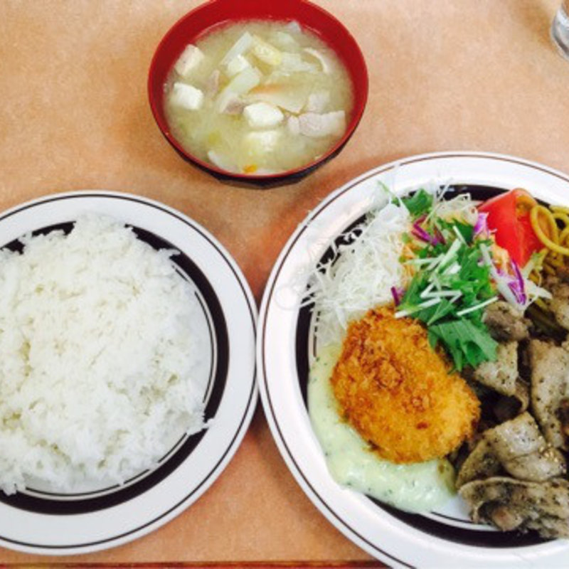 からし焼肉定食(洋庖丁 板橋店)