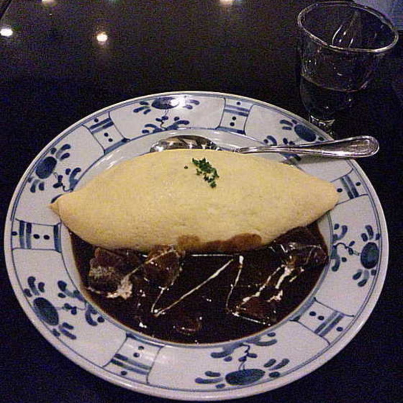 とろとろビーフシチューオムライス(洋食　浅草軒)