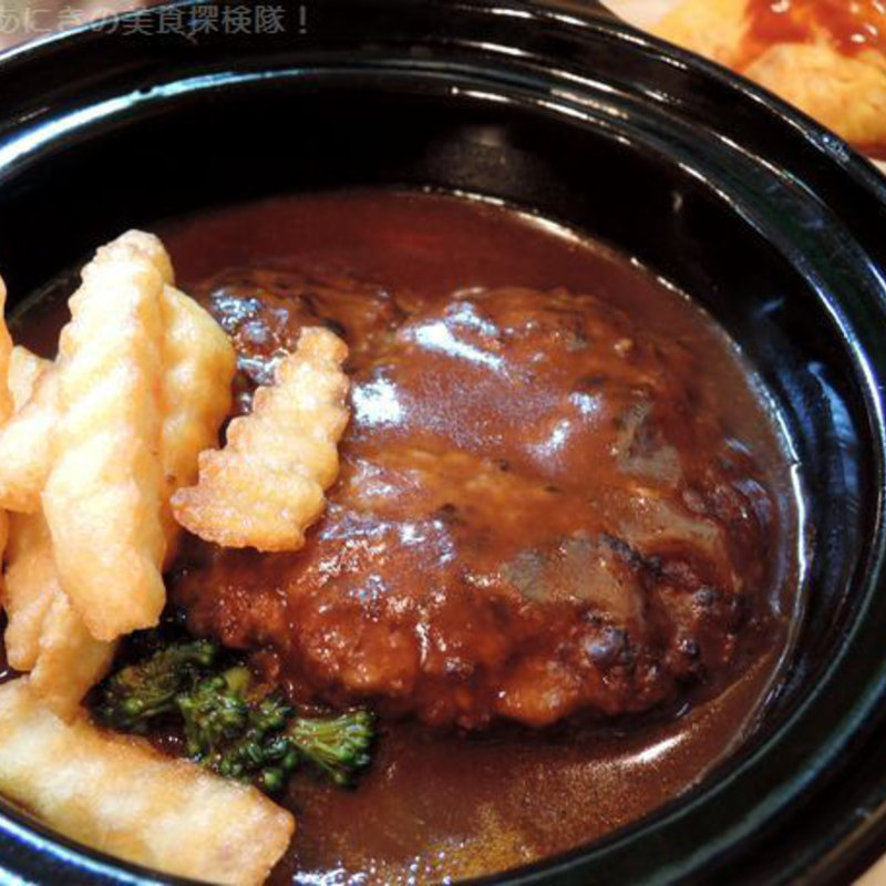 煮込みハンバーグ定食(洋食の太陽)