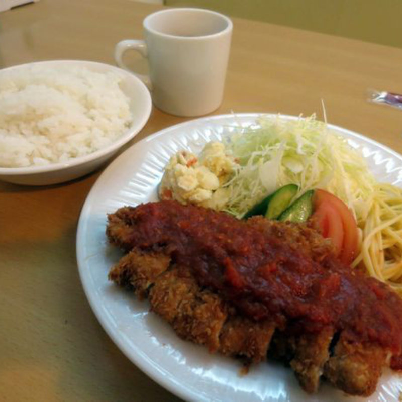 豚ロースカツ定食（ライス大盛）(ジューシー)