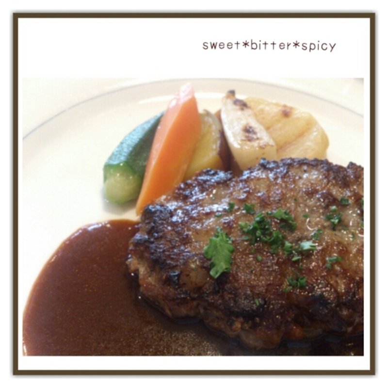 ハンバーグステーキ(洋食屋 マンジャーレ タキナミ )