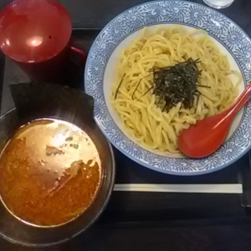 マイルド辛味噌つけ麺（中盛）(活力豚骨ラーメン　大成屋 （おおなりや）)