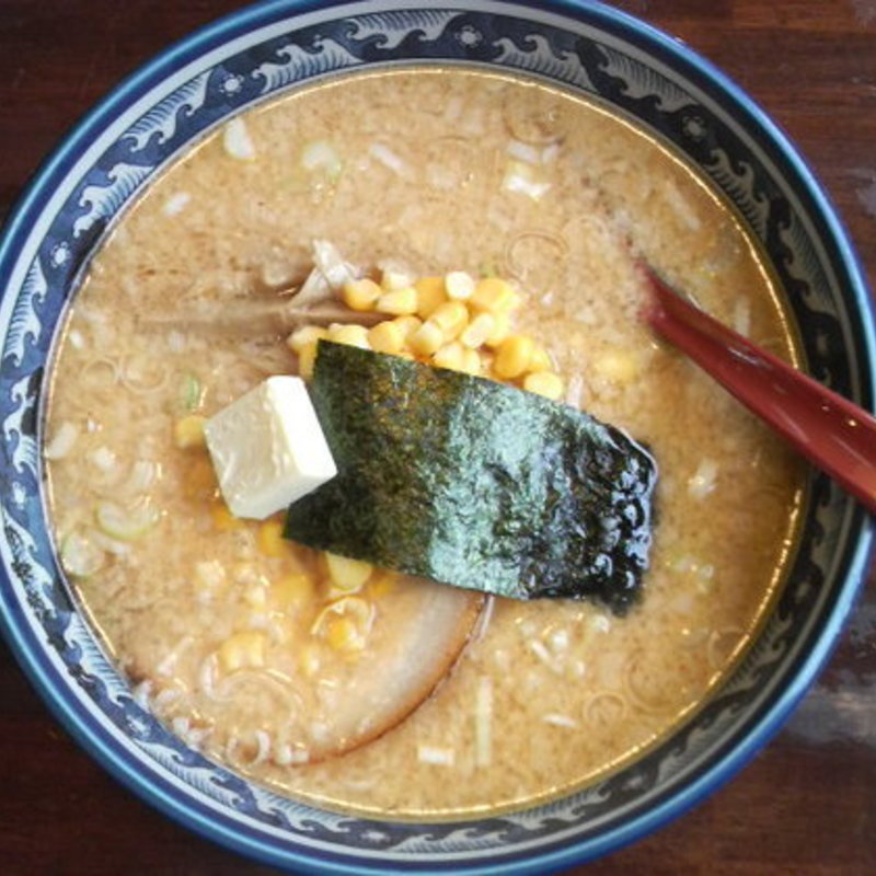 味噌バターコーンラーメン(活力豚骨ラーメン　大成屋 （おおなりや）)