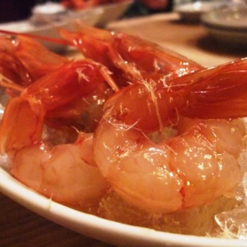 アルゼンチン赤海老のナンプラー漬け(活海老バル orb Resort （オーブリゾート）)