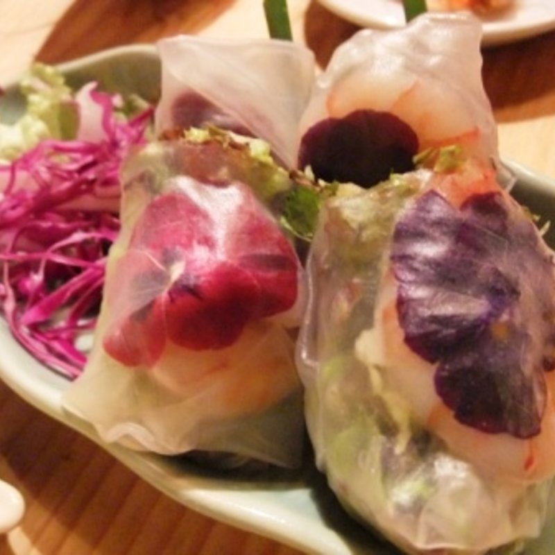 エビのタイ風生春巻き(活海老バル orb Resort （オーブリゾート）)