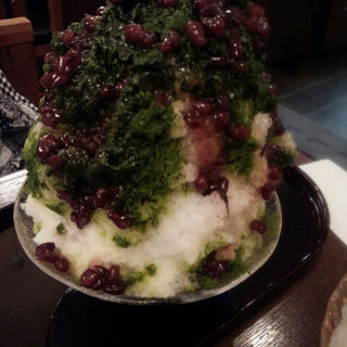 かき氷（抹茶金時）(浅草 いづ美 （いづみ）)