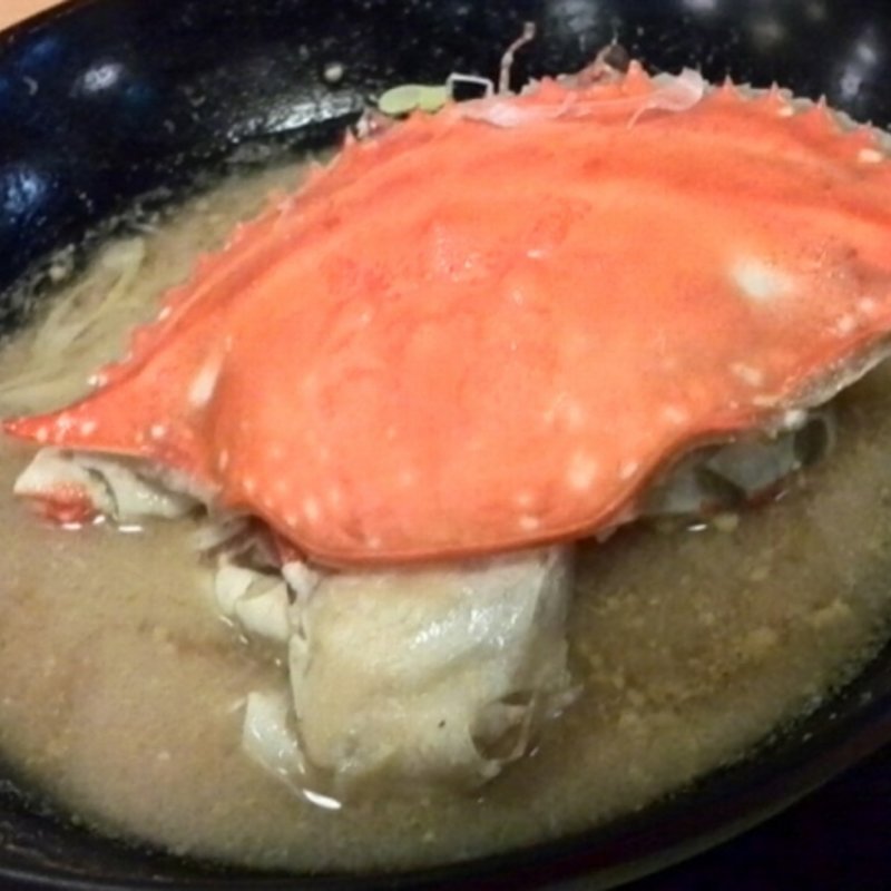 丸ごと蟹汁(浅草すし若 雷門店)