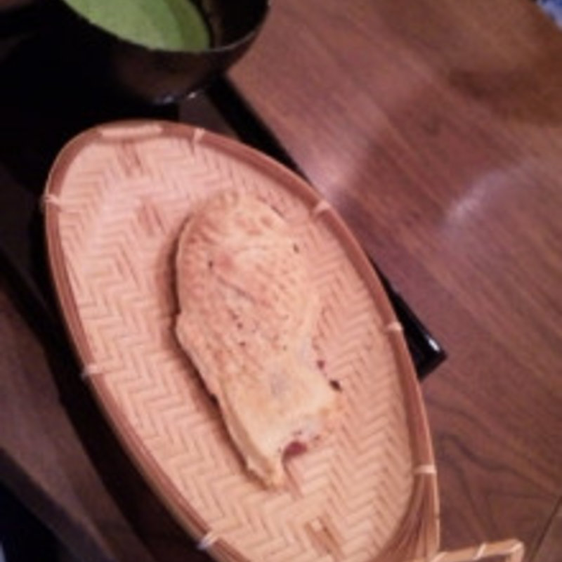 たいやきとお飲み物セット(浅草浪花家)