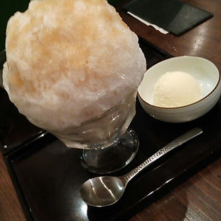 レモンかき氷(浅草浪花家)