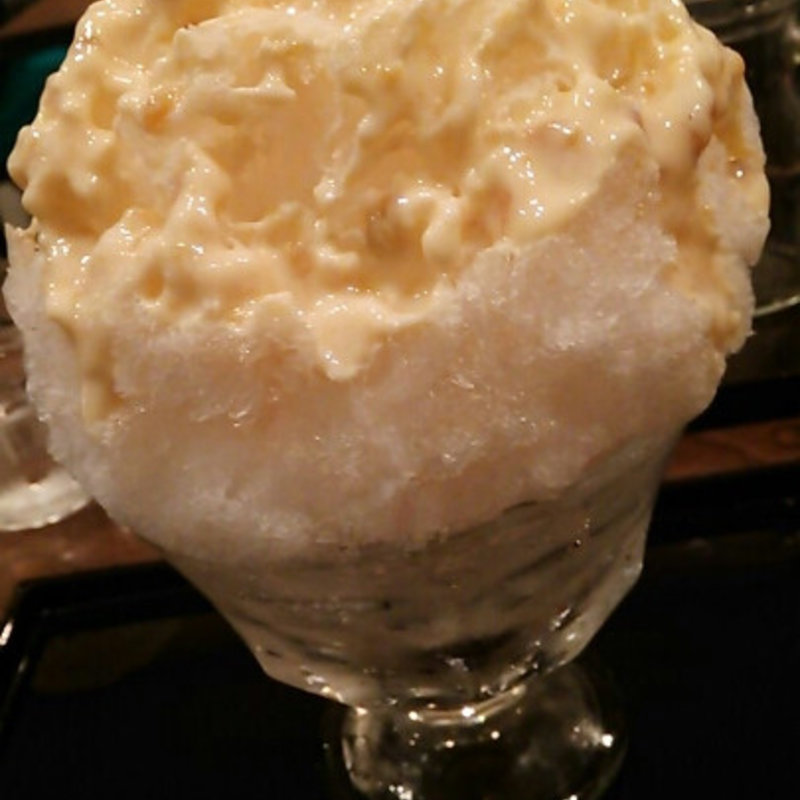 梅とヨーグルト(浅草浪花家)