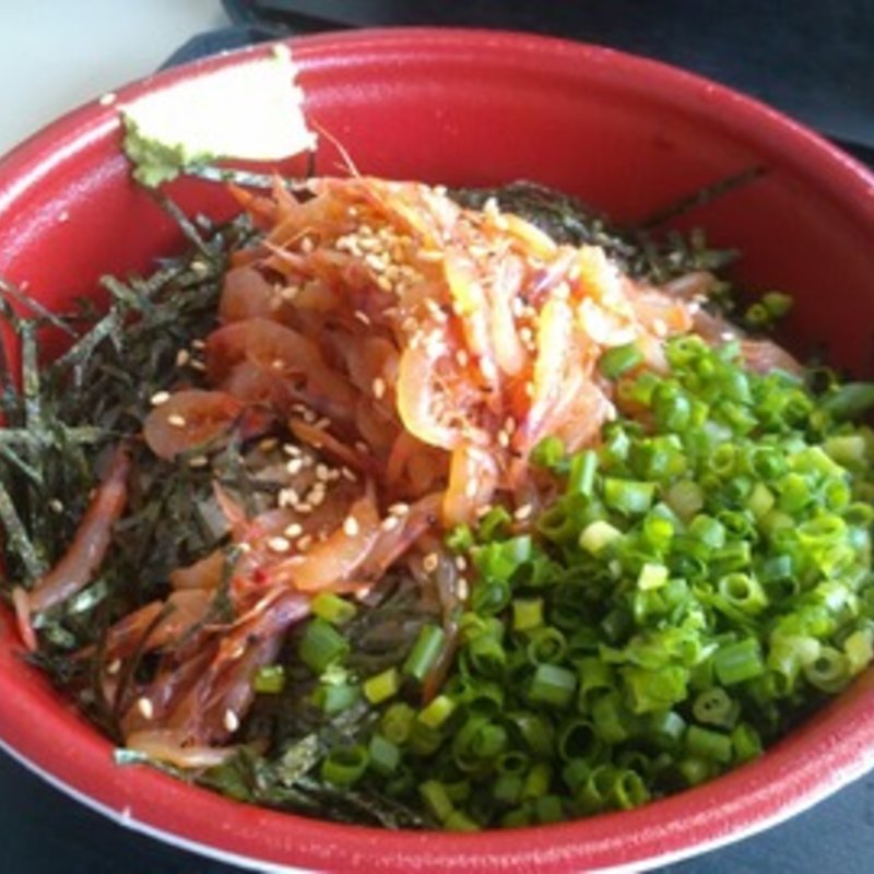 漁師の沖漬丼(浜のかきあげや)