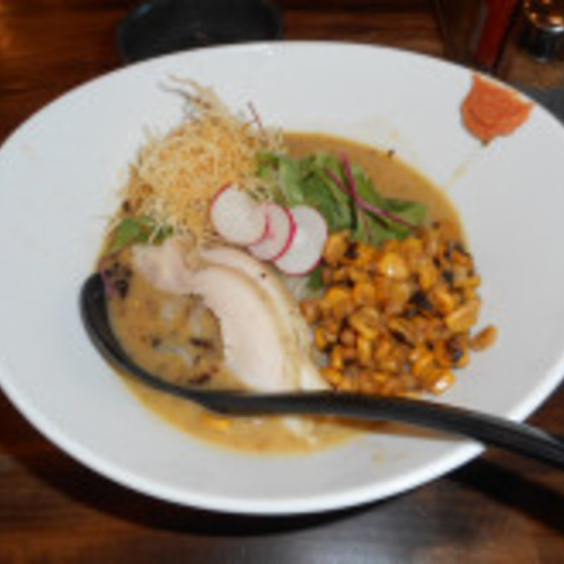 夏・限定とうもろこし冷やし麺(浜寅)