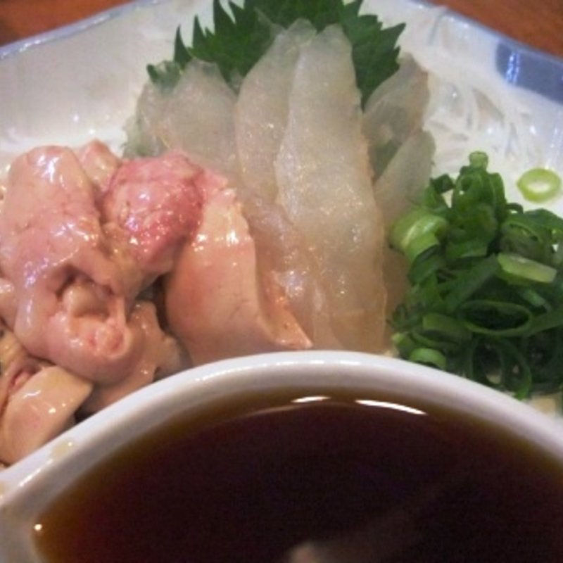 かわはぎ刺身(長崎チャンポン 浜浪)