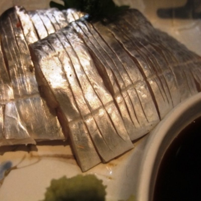 タチウオのお刺身(長崎チャンポン 浜浪)