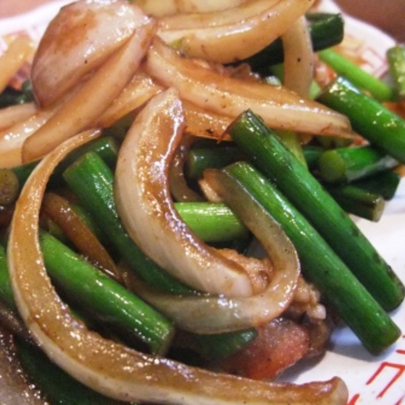 にんにくの芽(長崎チャンポン 浜浪)