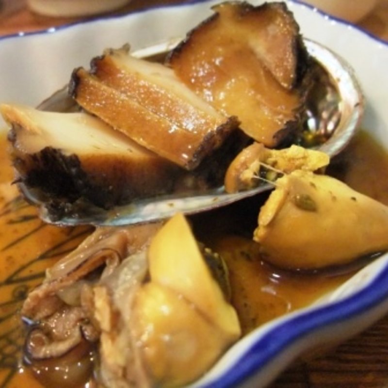 煮あわび(長崎チャンポン 浜浪)