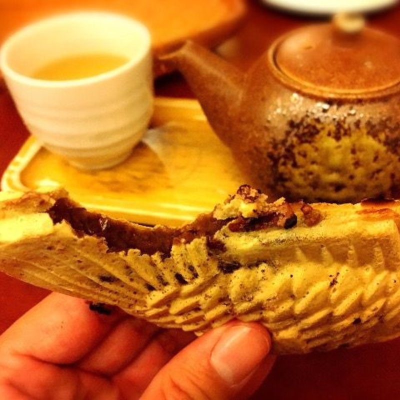 たいやき（1個）セット（そば茶）(浪花家 総本店)