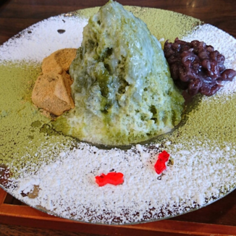 カキ氷宇治金時(浪芳庵)
