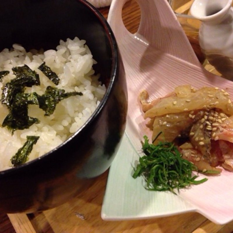 鯛のヅケ茶漬け(海だより)