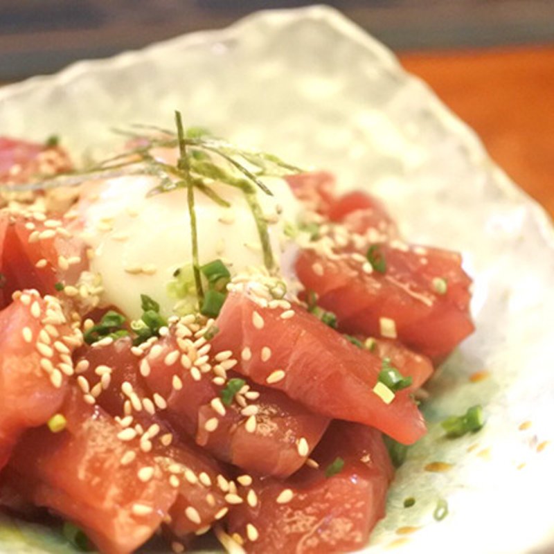 まぐろユッケ(海人居酒屋 源 総本店 （うみんちゅいざかや げん）)