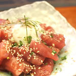 まぐろユッケ(海人居酒屋 源 総本店 （うみんちゅいざかや げん）)