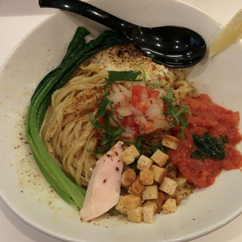 冷やし海老まぜ麺(海老そばまるは )