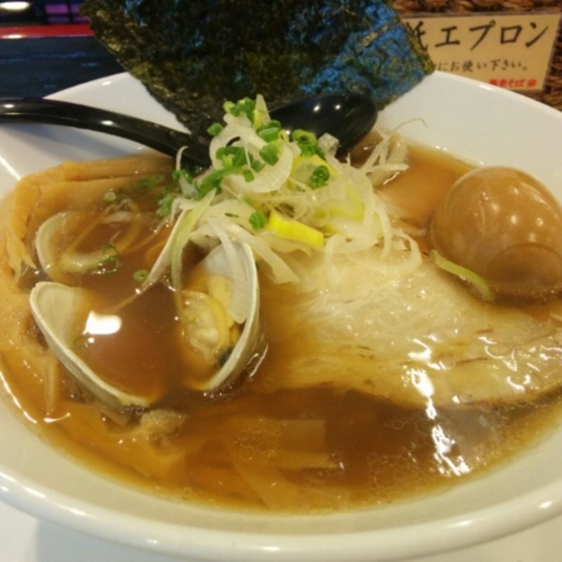 煮干とホンビノスのラーメン(海老そばまるは )