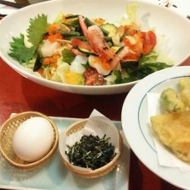 海鮮うどん(海風亭 寺泊日本海 （てらどまりにほんかい）)