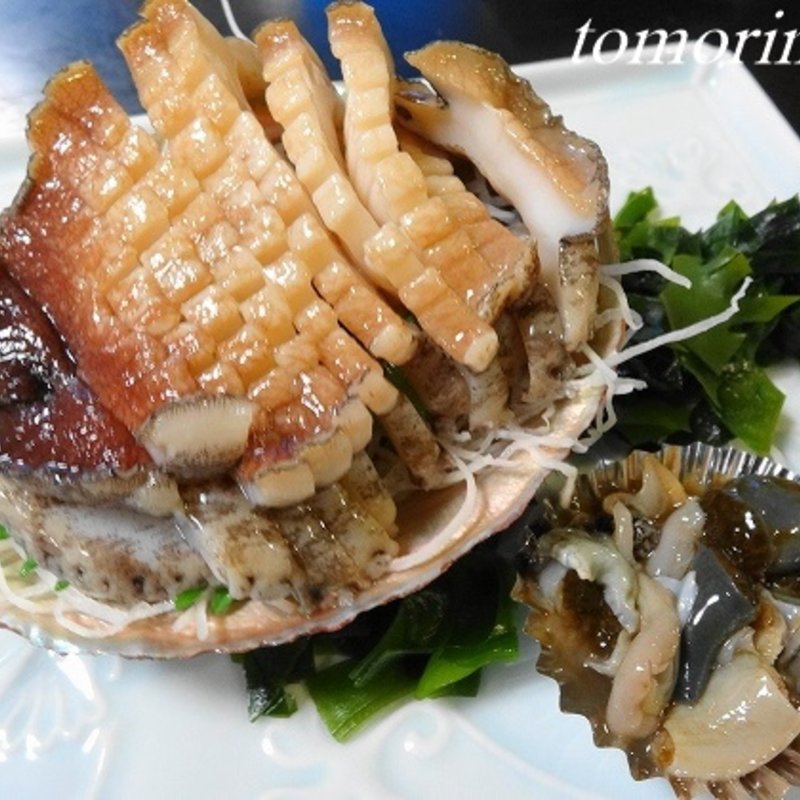 アワビのお刺身(海鮮レストラン　みやま)