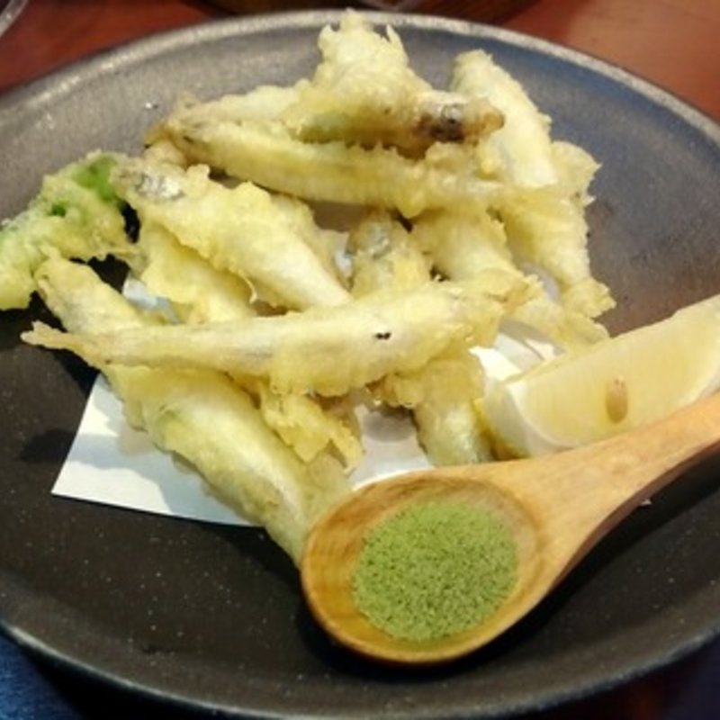 わかさぎ天ぷら(海鮮居酒家 七福水産 )