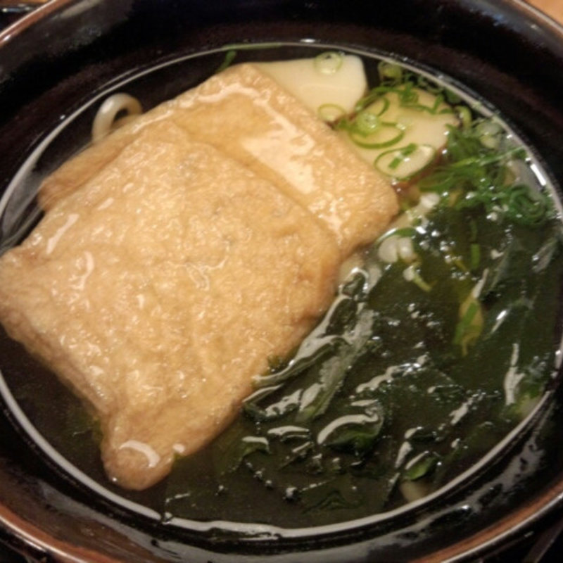 きつねうどん(きとら 淡路夢舞台店)