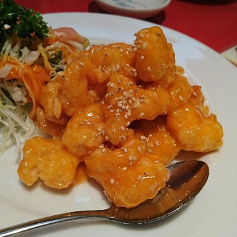 海老チリ(深井飯店)