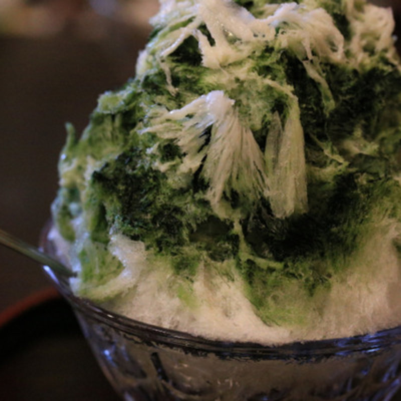 宇治金時ミルク氷(清水 )