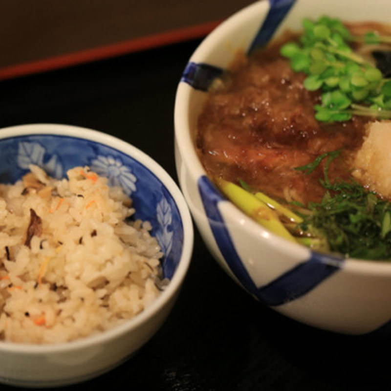 海彦そば（プラス　ごはんセット200円）(清水 )