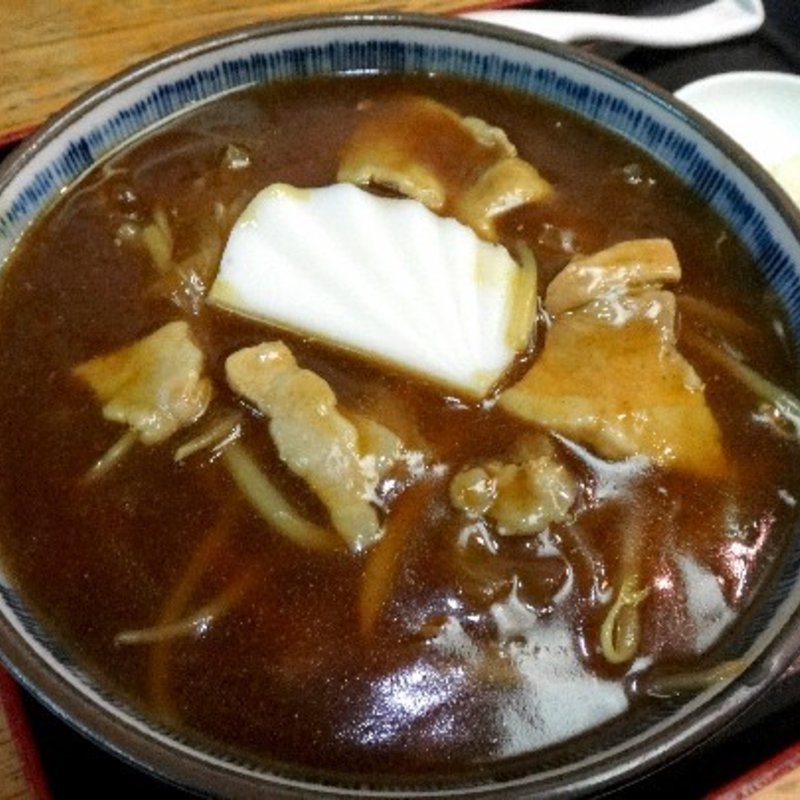 カレー南蛮そば(そば処 清水)