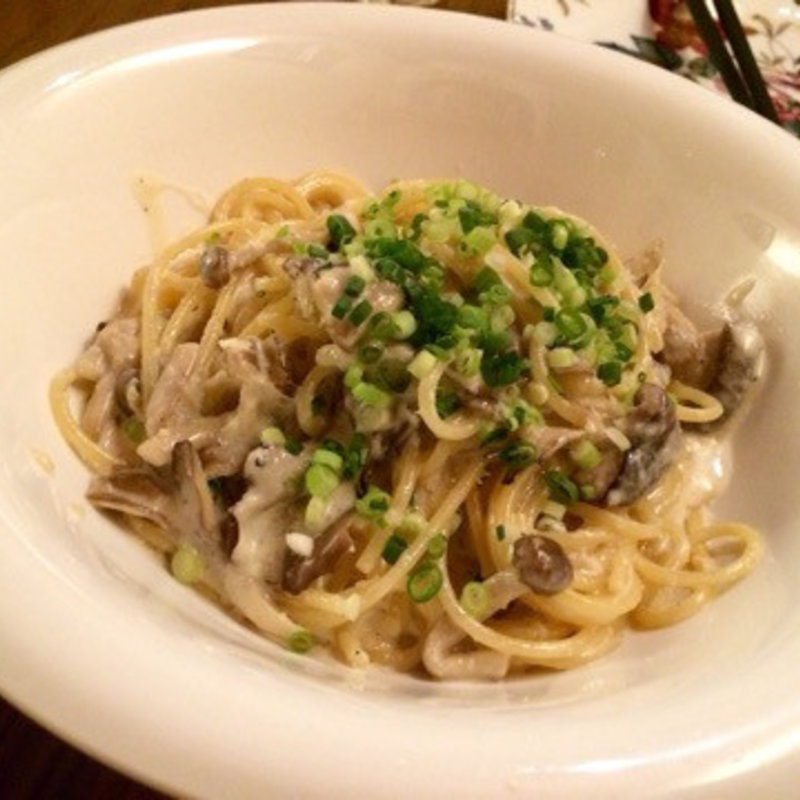 山わさびのクリームパスタ(清水亭)