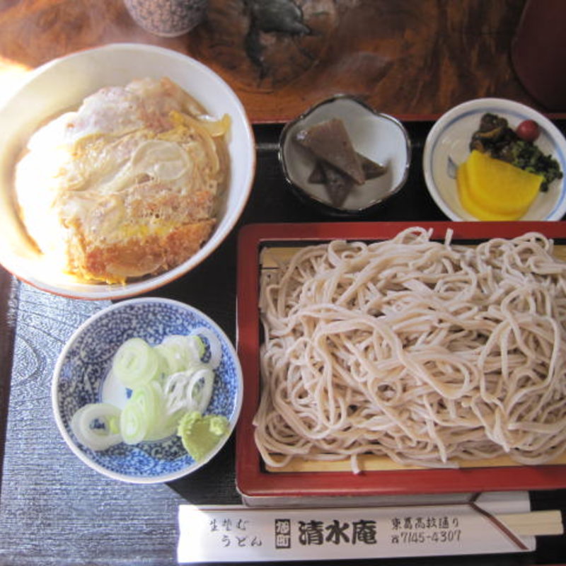 かつ丼セット(清水庵)