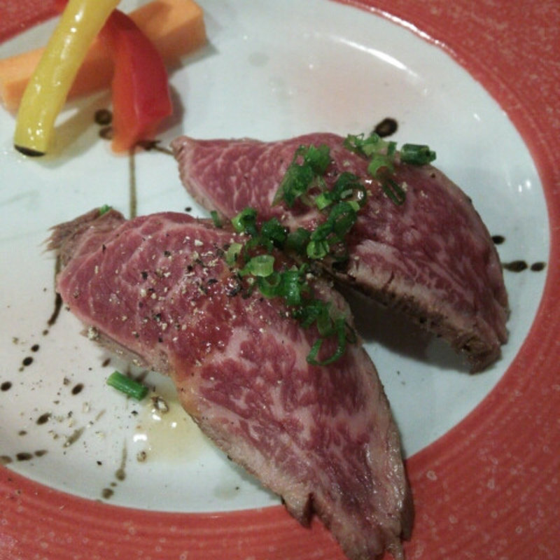 和牛の握り(大人のハンバーグ)