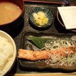 ねぎ塩サーモン定食(渋谷宇田川町のひもの屋 )