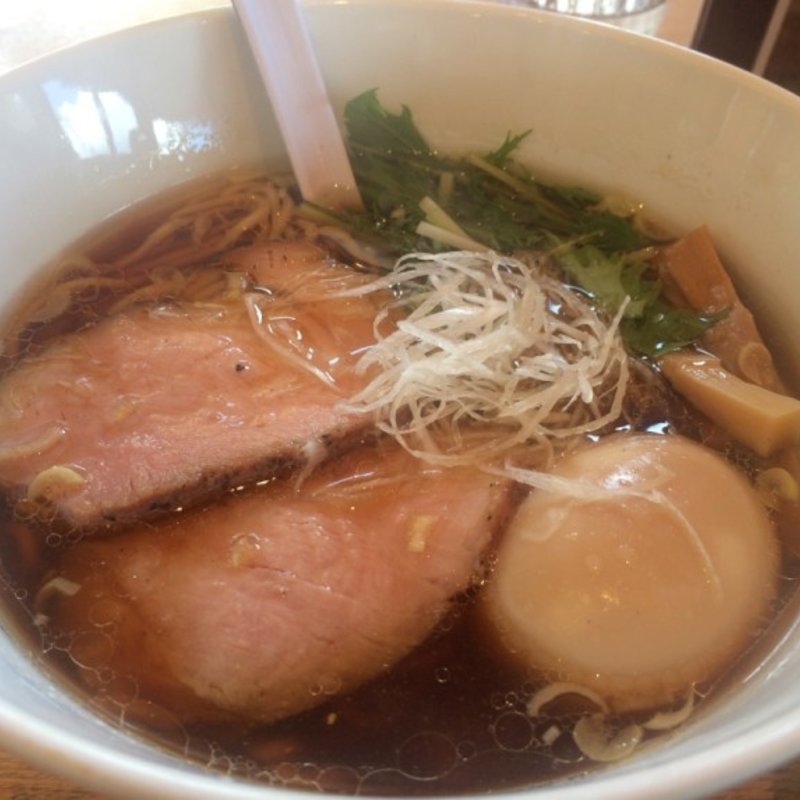 味玉正油ラーメン(湖麺屋 リールカフェ （Reel Cafe）)