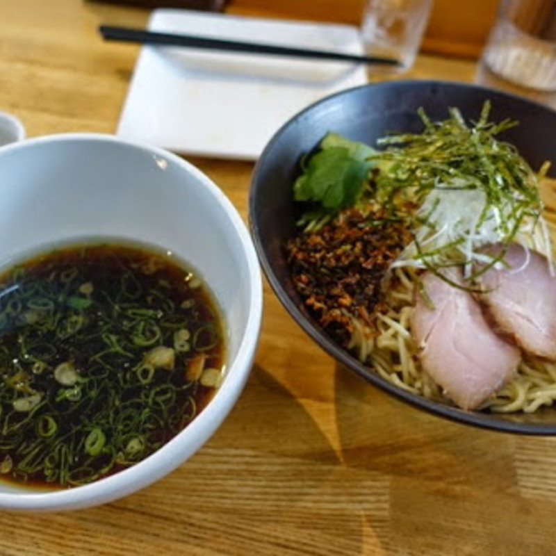 甲州地どりのつけそば(湖麺屋 リールカフェ （Reel Cafe）)