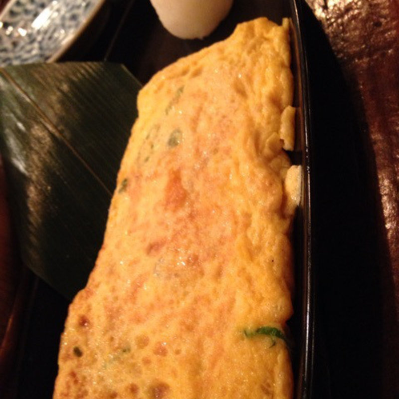 湘南シラスと地葱出汁巻き(湘南の魚とワインの店 ヒラツカ)