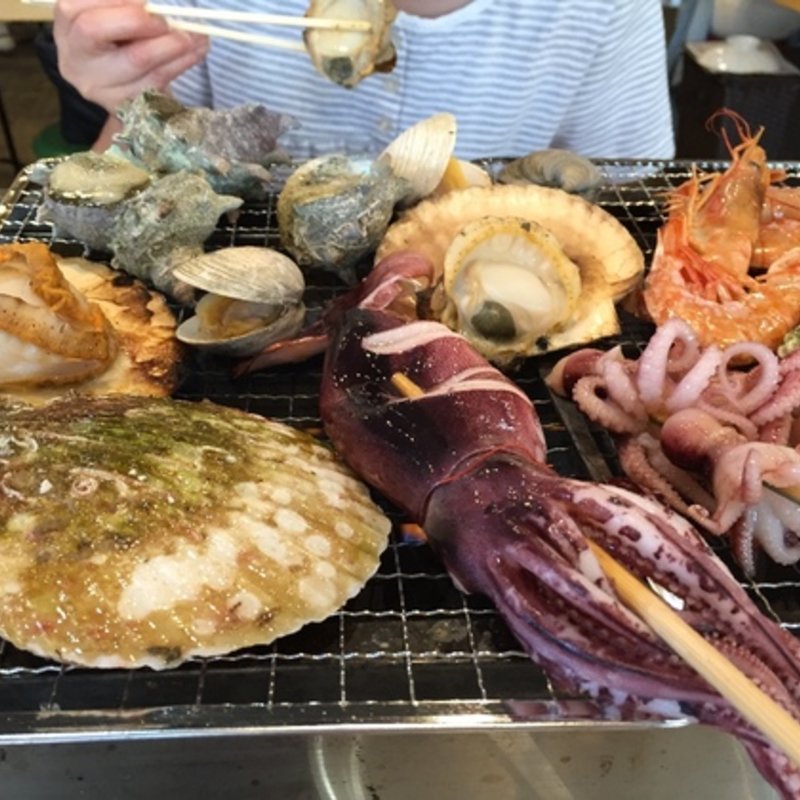 海女小屋 海鮮BBQ 80分食べ放題(湘南浜焼きセンター　海女小屋 （アマゴヤ）)