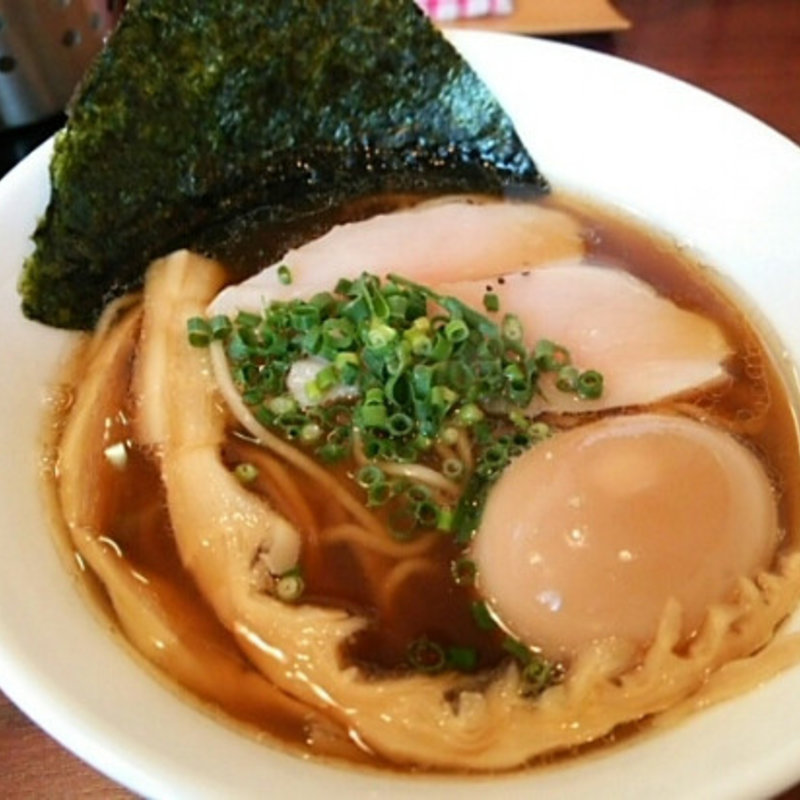 鶏煮干しそば(満開 )