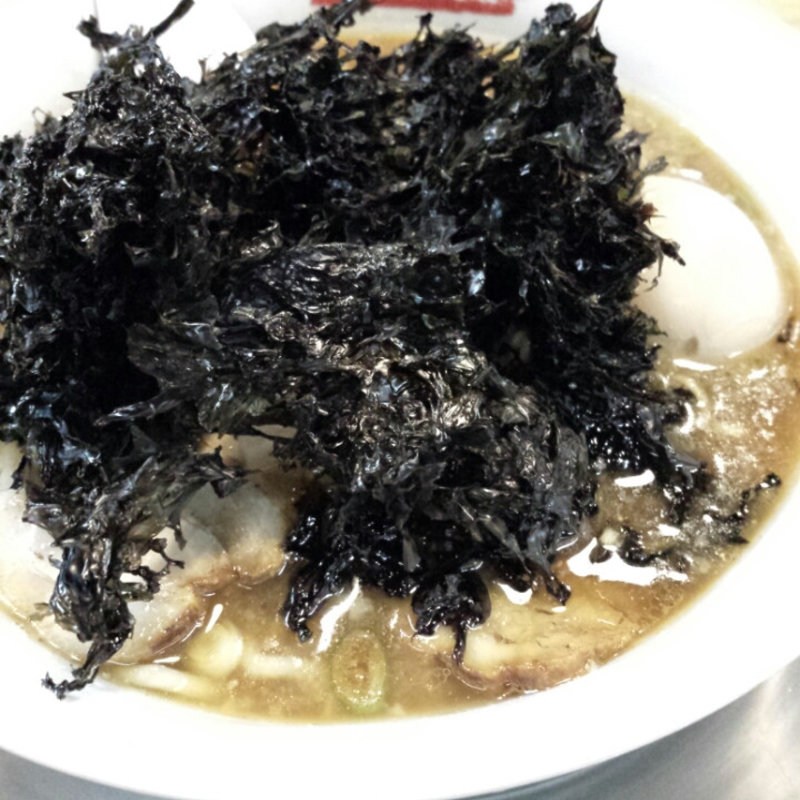 岩のり中華そば 背脂抜き(滋魂 （ジコン）)