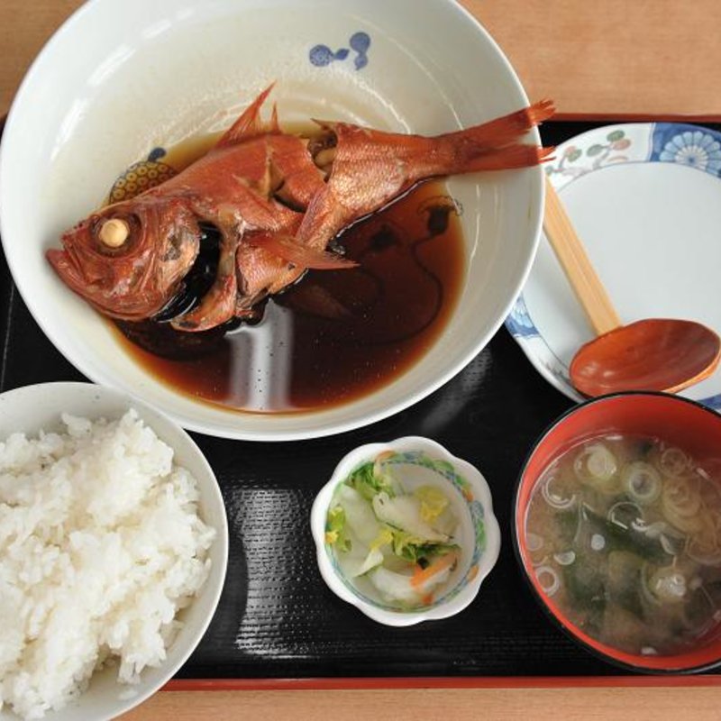 金目煮つけ定食(漁師料理 かなや )