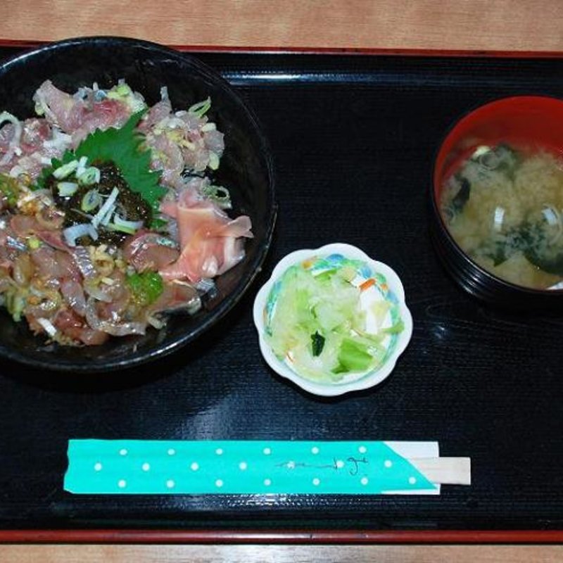 鯵の三色どん(漁師料理 かなや )